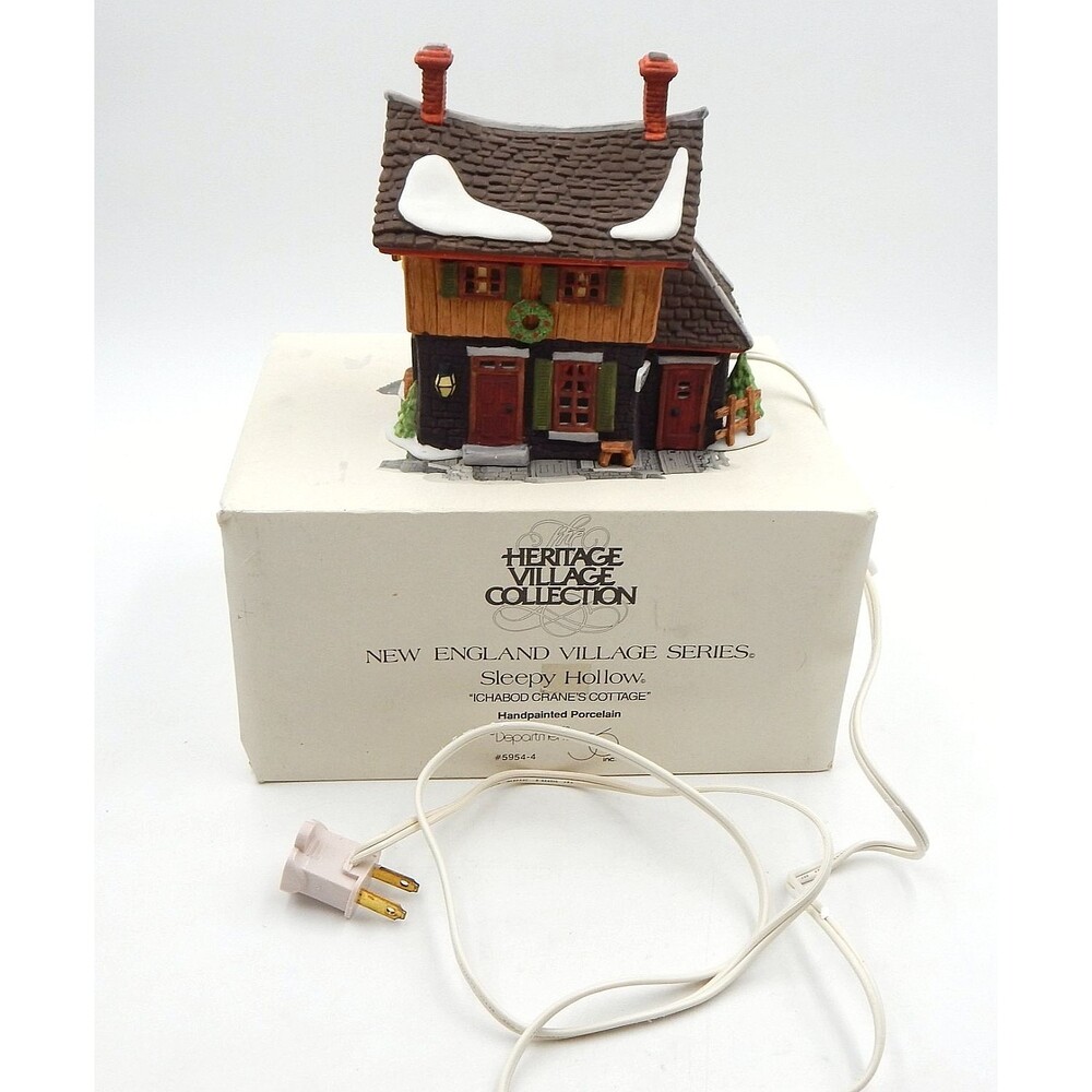 Dept 56 New England Series Sleepy Hollow “Ichabod Crane's Cottage” 5954-4 1990